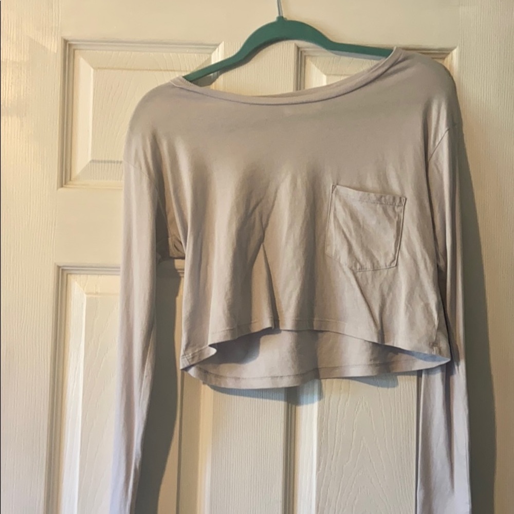 forever 21 cropped long sleeve